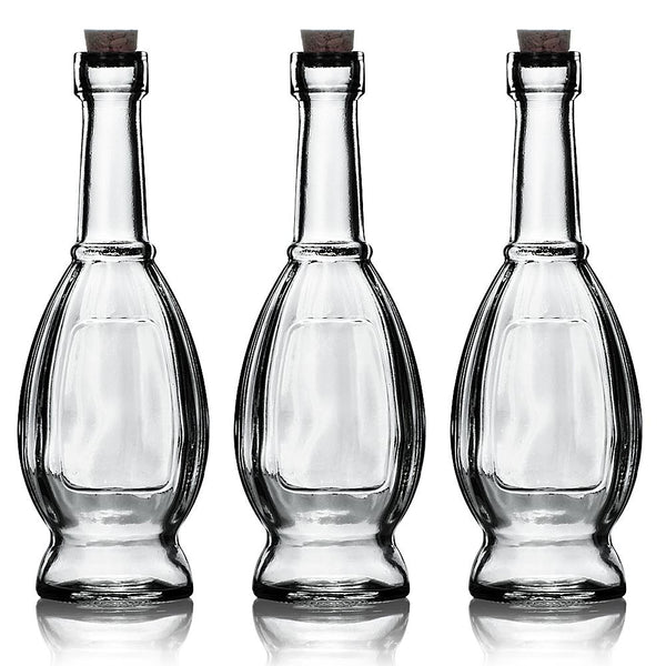 3 Pack, 6.6 Stella Clear Vintage Glass Bottle with Cork - DIY Wedding  Flower Bud Vases on Sale Now!, Chinese Lanterns