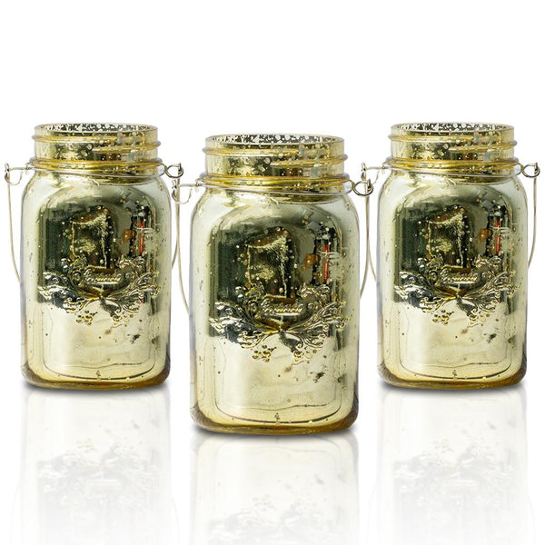 Decorating Mason Jars 12 oz. Set of 10, Bulk Pack - Glass Jars for