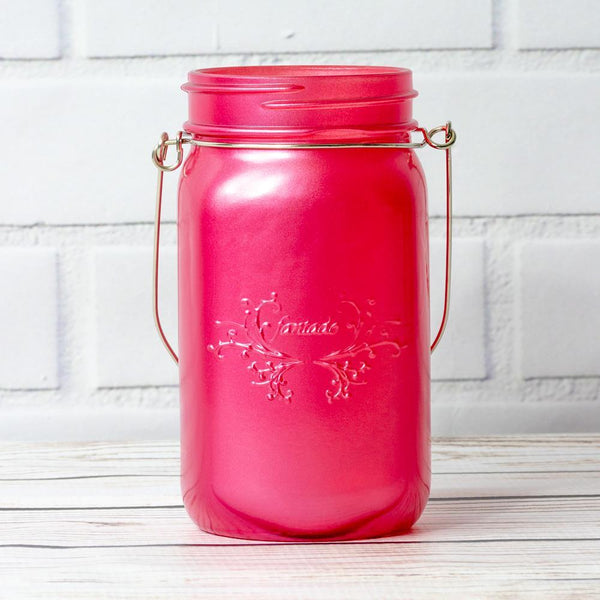 26oz Extra Large Vintage Pink Grapefruit Mason Jar