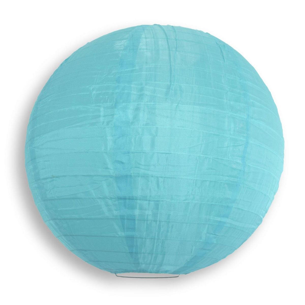 14&quot; Baby Blue Shimmering Nylon Lantern, Even Ribbing, Durable, Hanging - PaperLanternStore.com - Paper Lanterns, Decor, Party Lights &amp; More