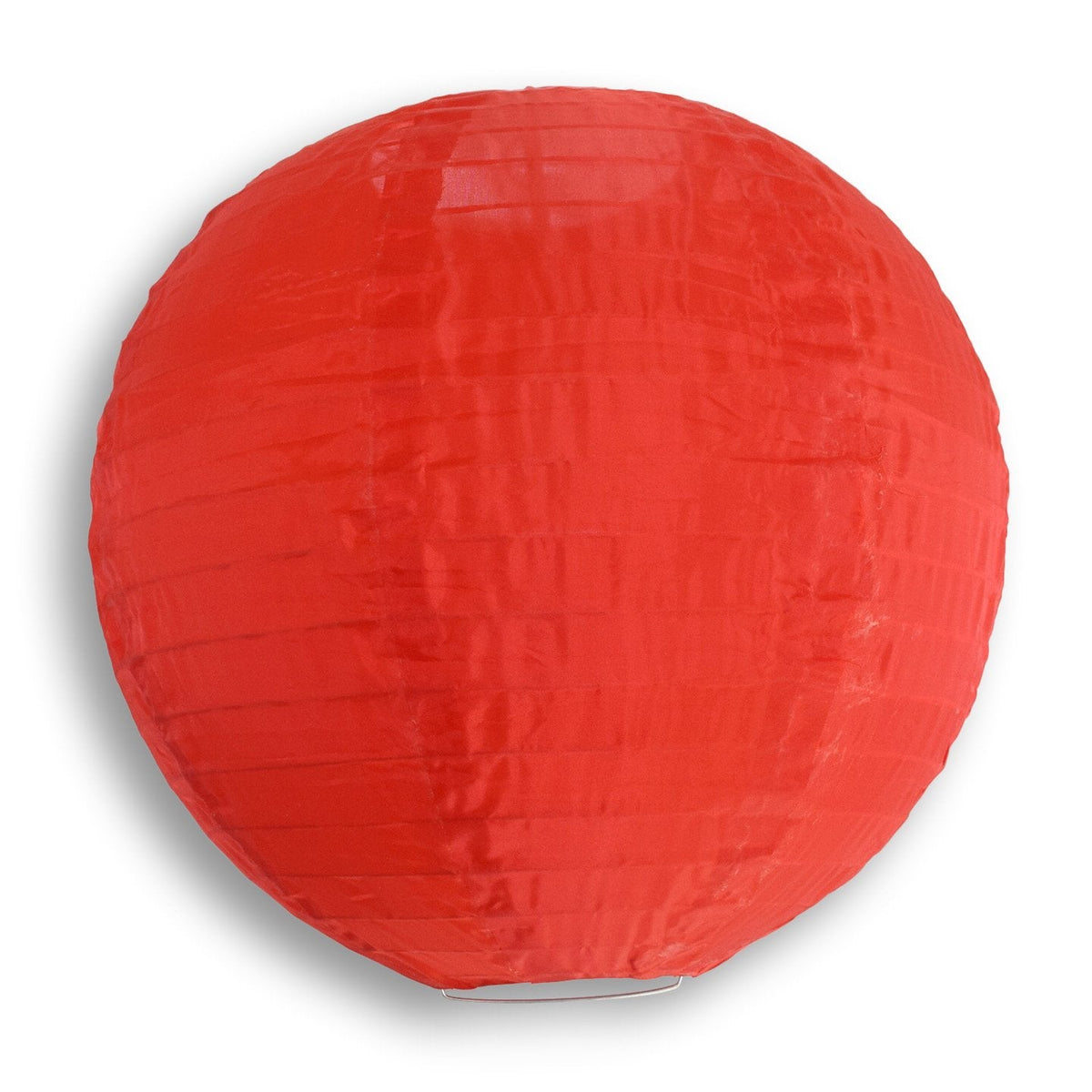 14&quot; Red Shimmering Nylon Lantern, Even Ribbing, Durable, Hanging - PaperLanternStore.com - Paper Lanterns, Decor, Party Lights &amp; More