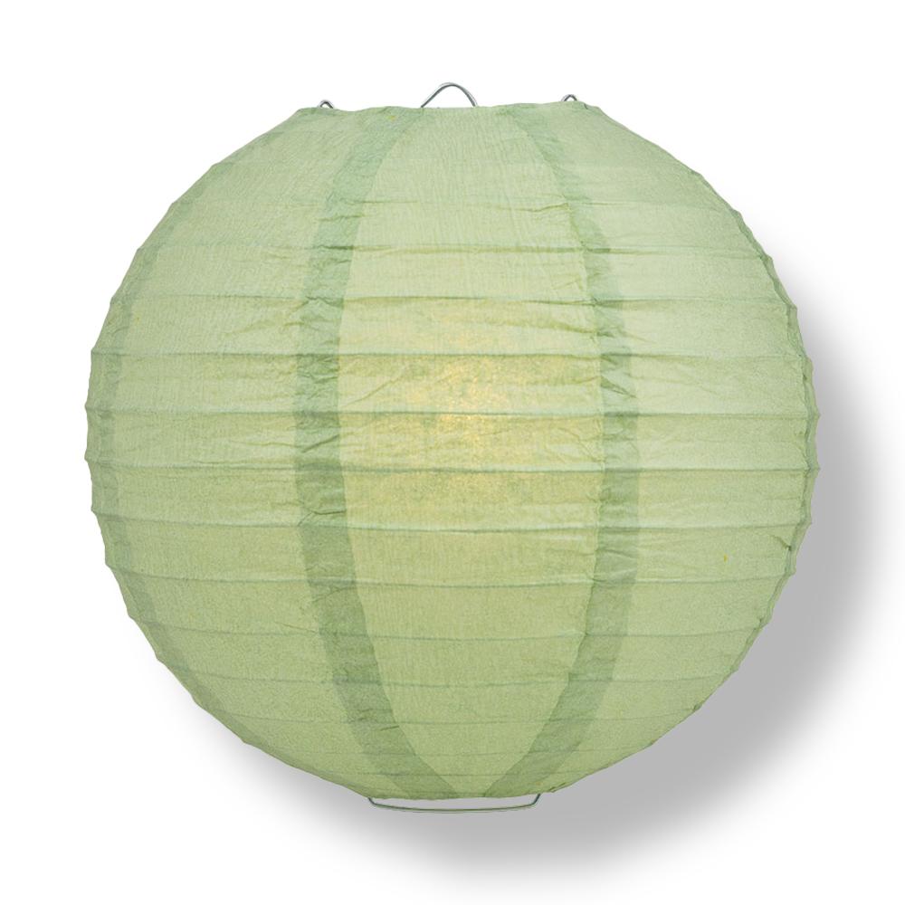 36 Inch White Jumbo Round Paper Lantern, Even Ribbing, Hanging Decoration  on Sale Now!, Chinese Lanterns